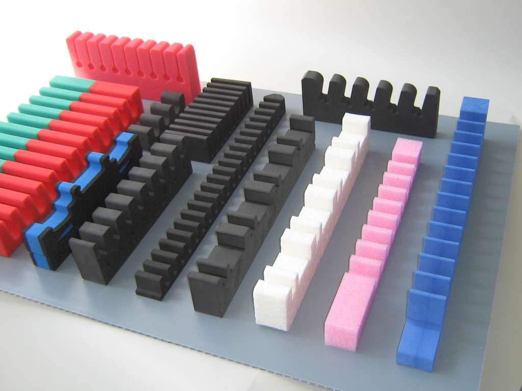 foam bars on a tray